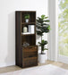 Westpark - 3-Shelf Bookcase USB And Lockable Drawer