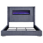 Tisdall - Upholstered Fireplace Bed