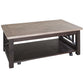 Heatherbrook - 3 Piece Table Set (1 Cocktail 2 End Tables) - Black