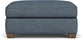 Thornton - Fabric Cocktail Ottoman - Blue