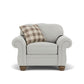 Bexley - Fabric Chair - Light Gray