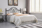 Bailey - Metal Queen / Full Open Frame Headboard - Black