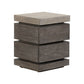 Piedmont - Chairside Table - Charcoal / Ash