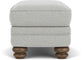 Bay Bridge - Fabric Ottoman - Light Gray