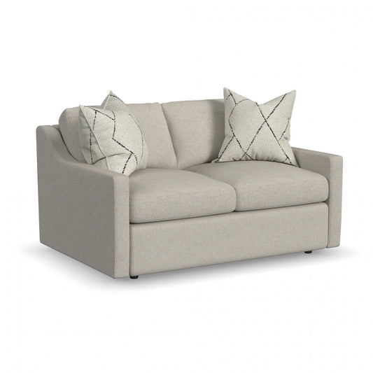 Sky - Upholstered Loveseat - Light Gray