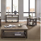 Heatherbrook - 3 Piece Table Set (1 Cocktail 2 End Tables) - Black