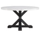 Vance - 5 Piece Dining Room Set - White / Gray