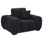 Octavia - Fabric Upholstered Track Arm Accent Chair