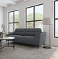 Nolan - Upholstered Sloped Track Arm Sofa - Charcoal