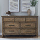 Carolina Park - 7 Drawer Dresser - Brown