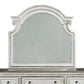 Magnolia Manor - Dresser & Arched Mirror - White