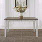 Al Fresco - Rectangular Leg Table - Graphite / Whitestone