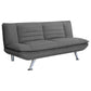 Julian - Upholstered Tufted Convertible Sofa Bed - Gray