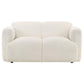 Dorset - Fabric Upholstered Round Track Arm Loveseat