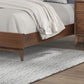 Century Modern - Nightstand With Charging Station - Light Brown