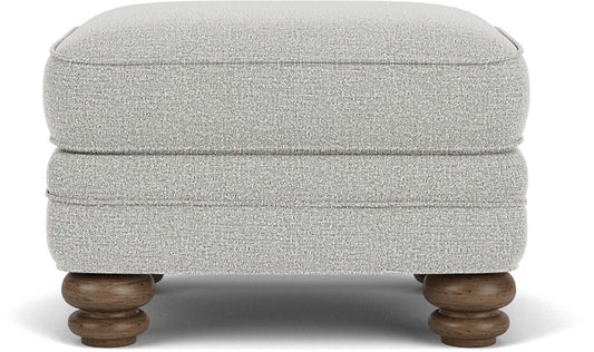 Bay Bridge - Fabric Ottoman - Light Gray