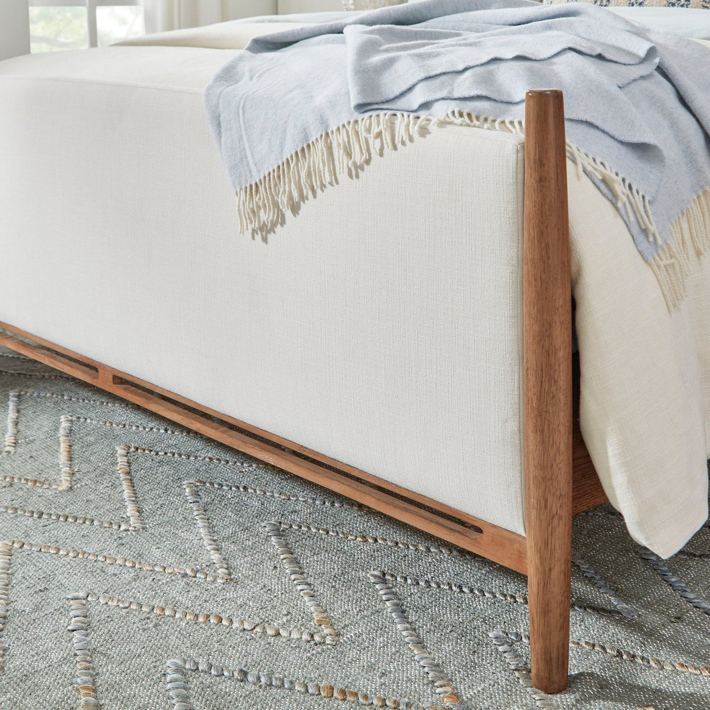 Verona - King Upholstered Bed - Dark Brown