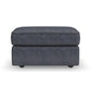 Vail - Fabric Ottoman - Blue