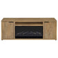 Fuller - 60" 2-Door TV Stand Fireplace Media Console - Mango