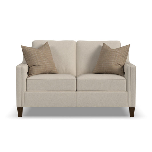 Finley - Power Inclining Loveseat - Beige