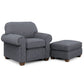 Thornton - Fabric Chair - Dark Gray