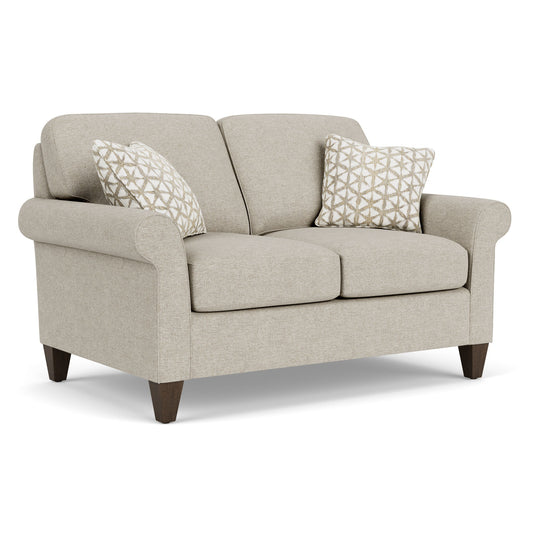 Westside - Fabric Loveseat - Light Gray