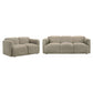Dorset - Upholstered Round Track Arm Sofa Set
