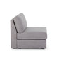 Flex - Armless Chair - Pebble