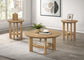 Ottowa - Round Wood Coffee Table Set