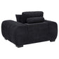 Octavia - Fabric Upholstered Track Arm Accent Chair