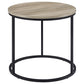 Lainey - Round Faux Marble Side End Table