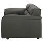 Buxton - Top Grain Leather Upholstered Loveseat