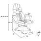 Bruce - Upholstered Adjustable Home Office Desk Chair