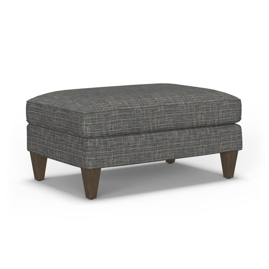 Digby - Fabric Cocktail Ottoman - Dark Gray