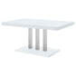 Brooklyn - Rectangular Dining Table - White High Gloss