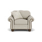 Bexley - Fabric Chair, Nailhead Trim - Beige