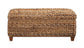Laughton - Hand - Woven Banana Leaf Storage Trunk - Amber