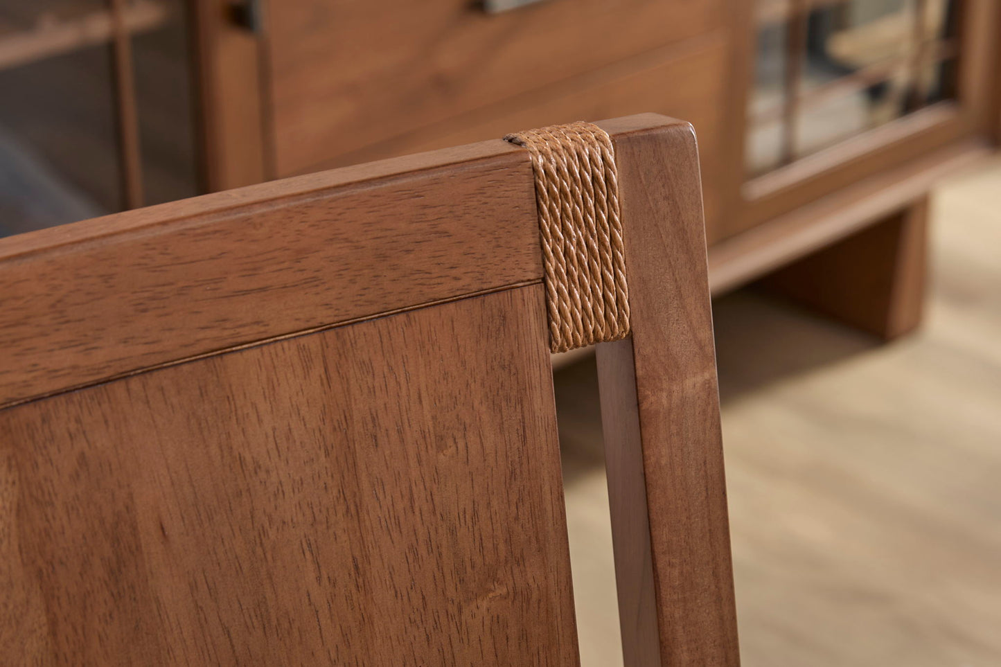 Lincoln - Upholstered Dining Chair - Brown / Milk