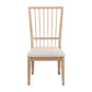 Haven Hills - Spindle Back Side Chair (RTA) - Camel Beige