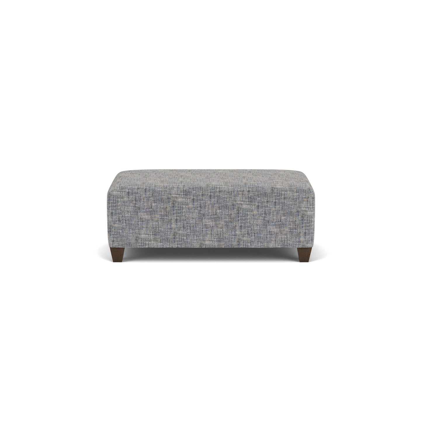 Cascade - Rectangular Cocktail Ottoman - Light Gray