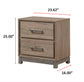 River - Nightstand - Light Brown