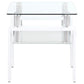 Dyer - 1-Shelf Rectangular Glass Top Table