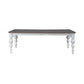 River Place - Rectangular Leg Table - White