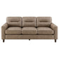 Scotland - Faux Leather Upholstered Sofa Set
