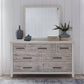 Backroads - Dresser & Mirror - White