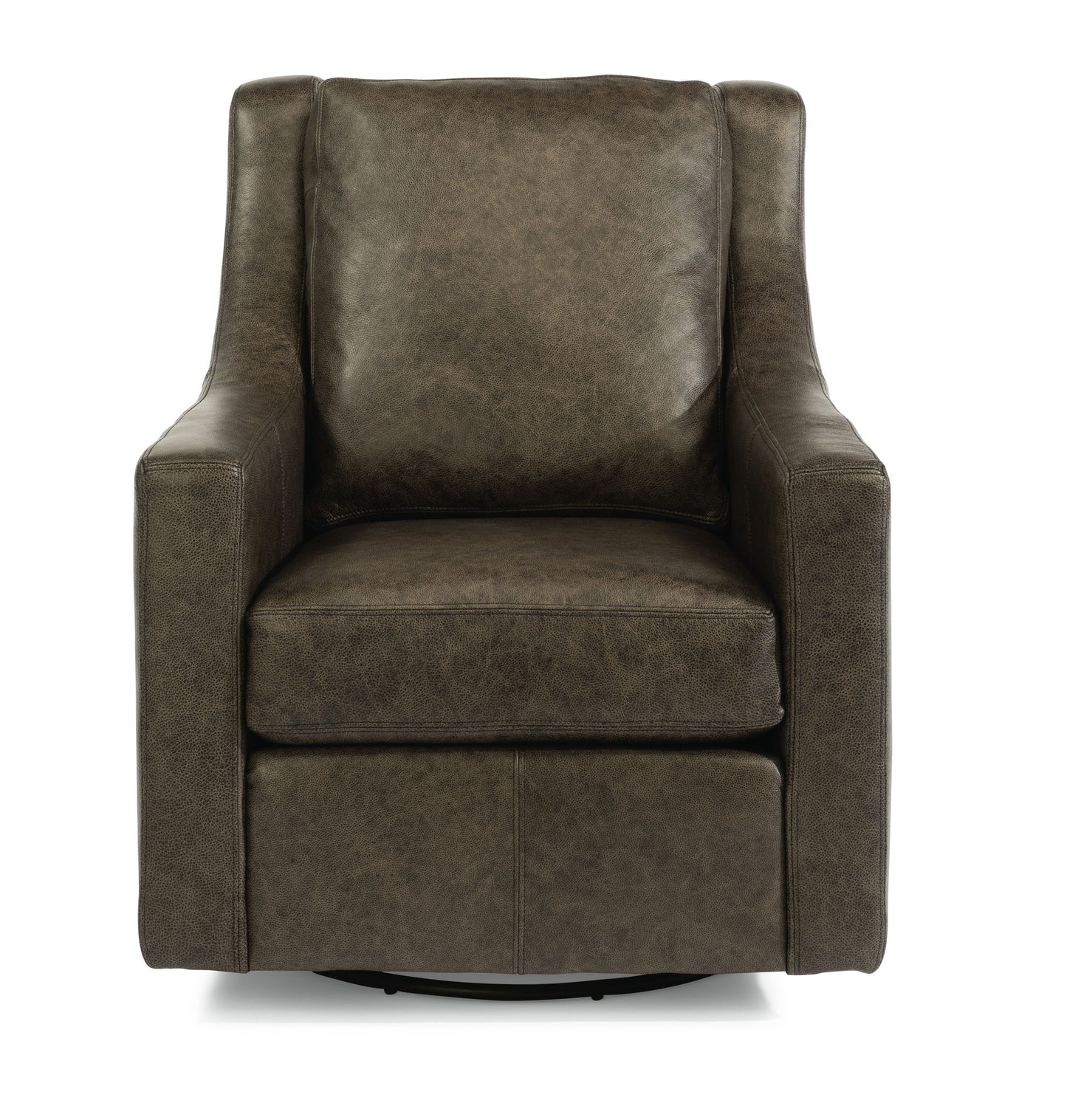 Murph - Stationary Swivel Chair - Dark Brown