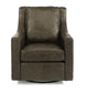 Murph - Stationary Swivel Chair - Dark Brown