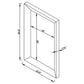 Pinciotti - Beveled Frame Wall Mirror - Silver