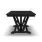 Lattice - Rectangular Dining Table - Dark Brown