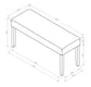 Jules - Bench - Charcoal / Gray